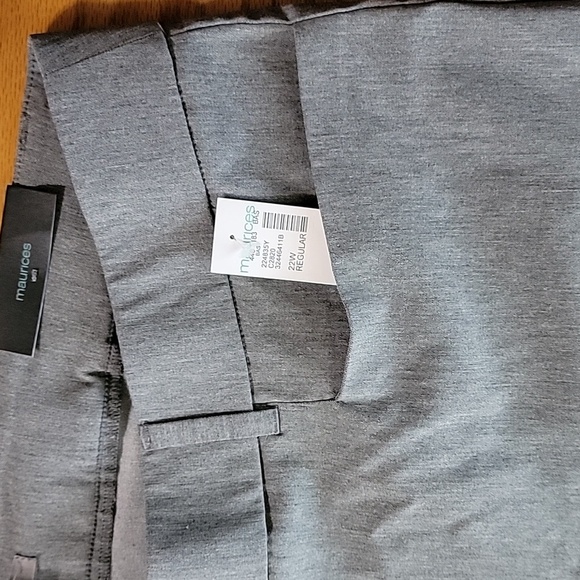 Women's Maurices Bengaline Mid Rise Boot Cut Pants, Gray, Size 22W Regular, NWT - Picture 5 of 12